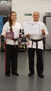 Karate Black Belt White Tiger Training